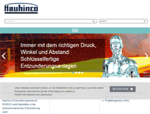 Tablet Screenshot of hauhinco.de